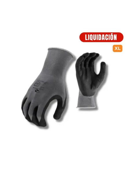 Guantes de Protección Radians Nitrilo Foam Dipped Gris con Negro