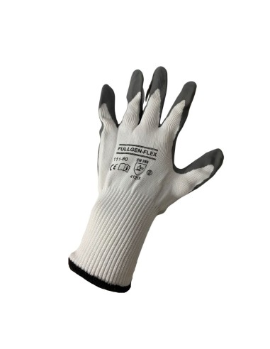 Guantes Nitrilo Fullgen 111-80 Blanco con Gris