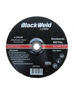 DISCO DESBASTE METAL 9"X 6,0 - BLACKWELD (BW-35230-60)