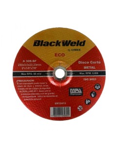 Disco Corte Metal 9´x3.0-Blackweld (ECO-BW-25230-30)