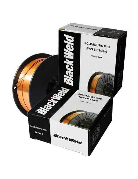 Soldadura Mig BLACKWELD-Solido 0,8 mm (Rollo 1 KG) (ER70S-6-0.8/1K)
