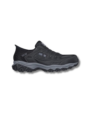 Zapatilla de Seguridad Skechers Work Faison BLK 200211 Negro para Hombre