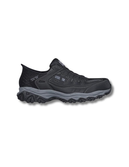 Zapatilla de Seguridad Skechers Work Faison BLK 200211 Negro para Hombre