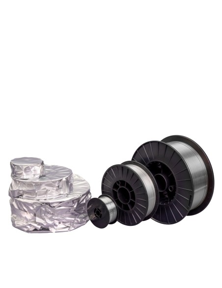 ALAMBRE MIG FLUX. ACEROS INOXIDABLES E308LT1-1. X 5 KILOS X 0.8MM. (SOLDAR SIN GAS, USAR SIN GAS)