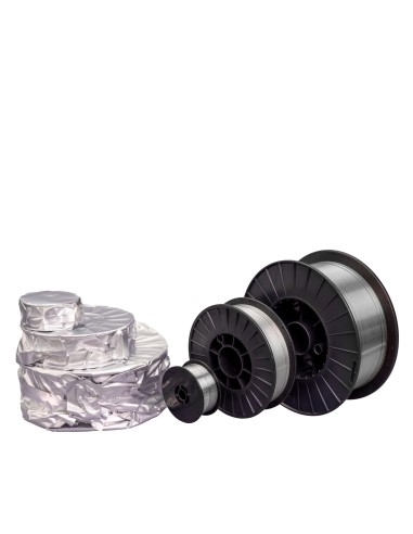 ALAMBRE MIG FLUX. ACEROS INOXIDABLES E316LT1-1. X 1 KILO X 0.8MM. (SOLDAR SIN GAS, USAR SIN GAS)