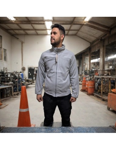 Polerón Micropolar Térmico Manga Larga Gris