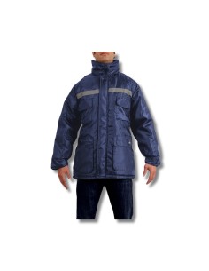 Parka Térmica Con Chiporro Alaska Azul Marino