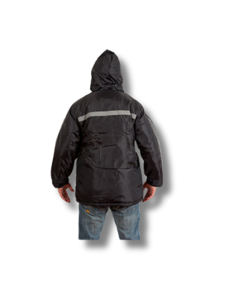 Parka Térmica Con Chiporro Alaska Azul Marino