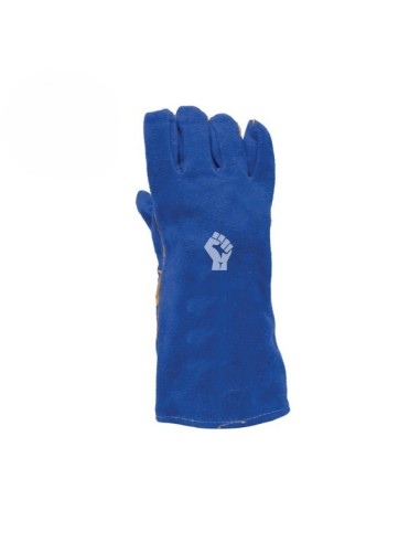 Guantes Soldador Kevlar Reforzado Azul