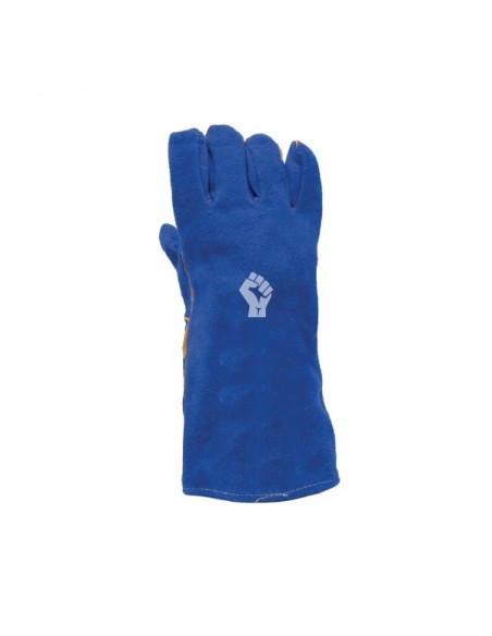 Guantes Soldador Kevlar Reforzado Azul
