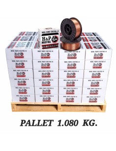 ALAMBRE MIG SOLIDO ER70S-6 X 15 KILOS X PALLET 1.080 KG.