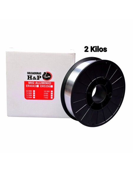 MIG ALUMINIO ER5356 X 1.0MM X 2 KILOS