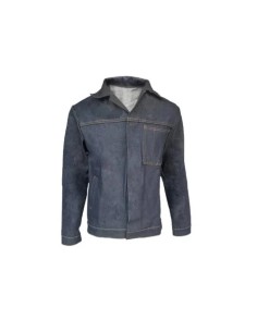 Chaqueta para Hombre Estándar De Mezclilla Azul Índigo