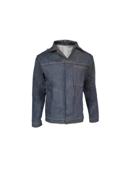 Chaqueta para Hombre Estándar De Mezclilla Azul Índigo