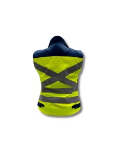 Chaleco Geólogo Gabardina Premier Mujer Amarillo Azul 2