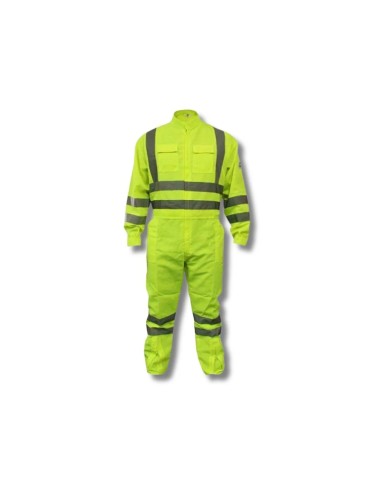 Overol Vial Amarillo Fluor Cinta 360