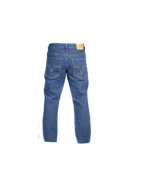 Jeans de Mezclilla Prelavado Azul