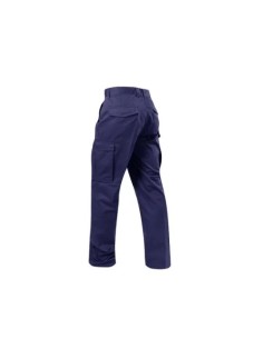 Pantalón de Gabardina Cargo Azul