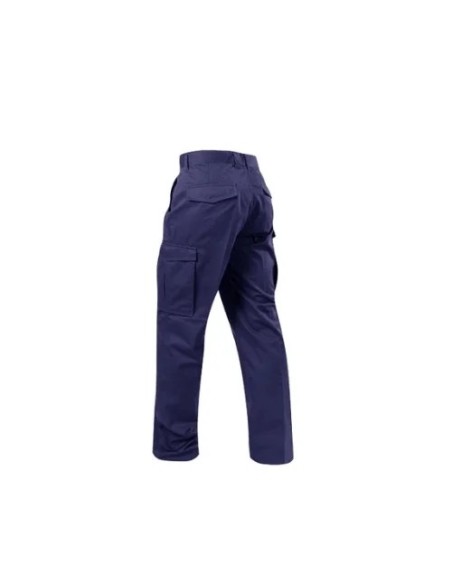 Pantalón de Gabardina Cargo Azul