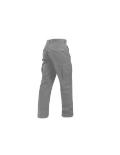 Pantalón de Gabardina Cargo Gris