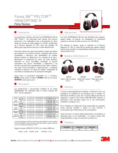 Protector Auditivo Tipo Fono 3M Peltor para Casco H540P3E Rojo