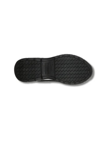 Zapatilla de Seguridad Skechers Work Mujer Biscoe 76601 Negro con Celeste