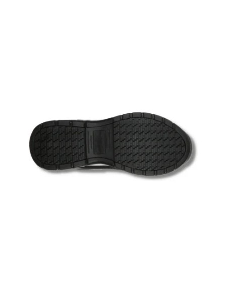 Zapatilla de Seguridad Skechers Work Mujer Biscoe 76601 Negro con Celeste