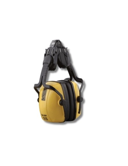 Protector Auditivo Tipo Fono Steelpro CM-501 Negro con Amarillo